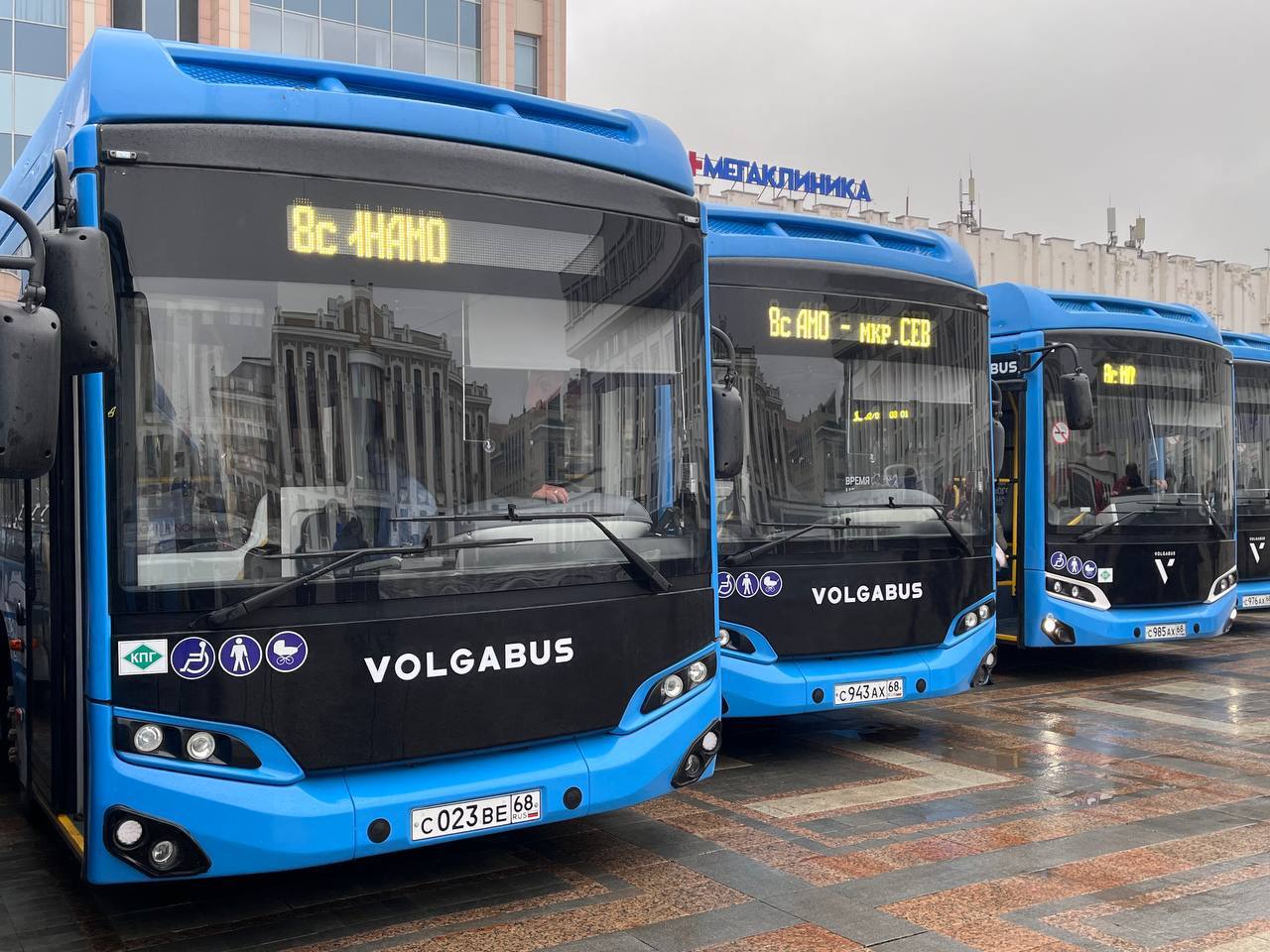 На маршруты Тамбова выходят новые автобусы «Волгабас-4298».