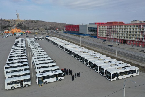Волгоградская область получила новые автобусы «Волгабас».
