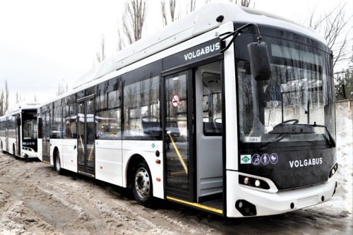В Липецк привезли 9 новых автобусов "Волгабас".