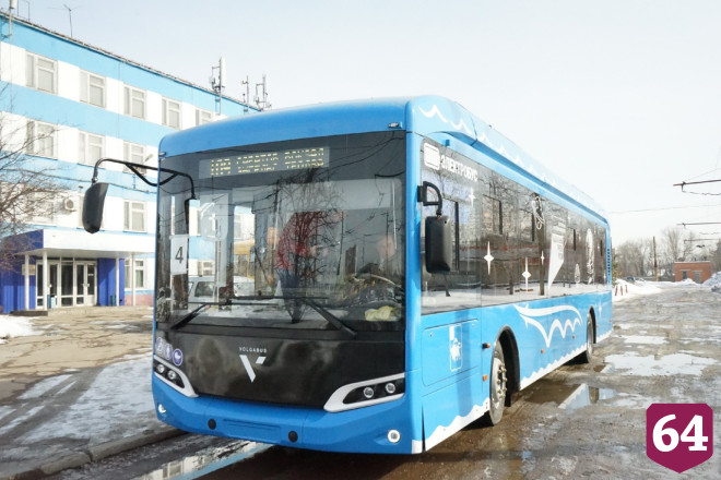 Электробусы «Волгабас» вышли на маршруты Энгельса.